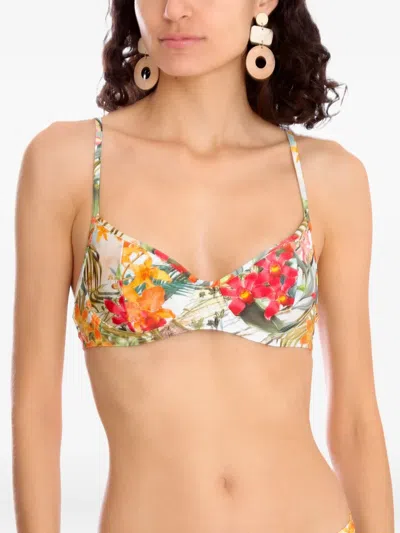 Lygia & Nanny Floral-print Bikini Top