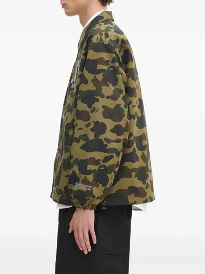 A Bathing Ape Camo-print Coach Jacket In Multi
