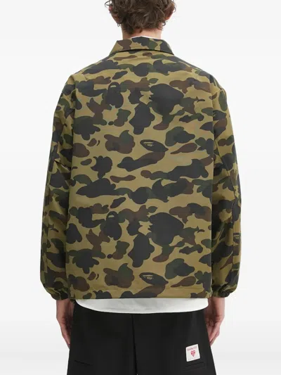 A Bathing Ape Camo-print Coach Jacket In Multi