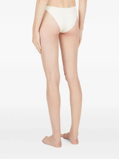 St Agni Wide-strap Bikini Bottom In White
