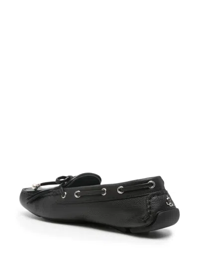 Jimmy Choo Tassel Leather Loafers In Black