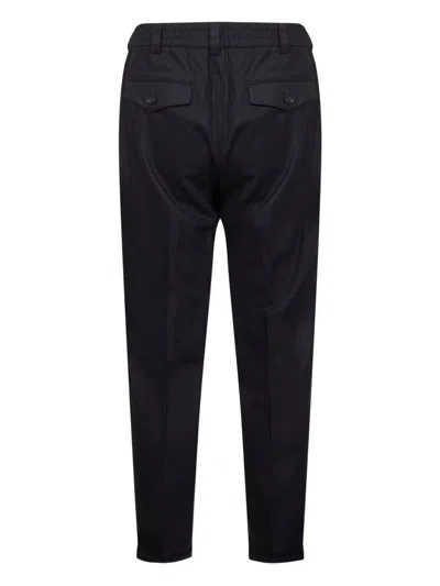 Pt Torino Michael Tailored Wool Trousers In Blue