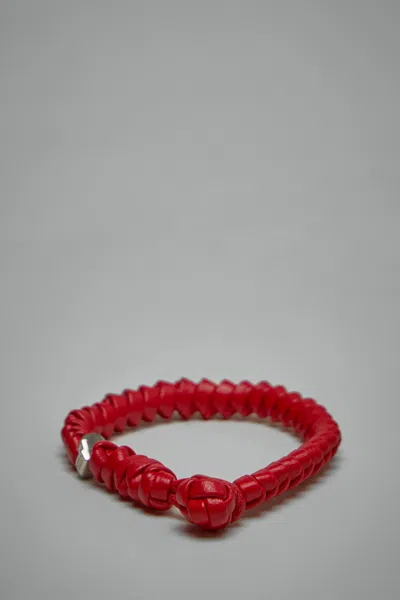 Bottega Veneta Leather Knot Bracelet