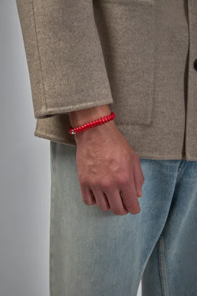 Bottega Veneta Leather Knot Bracelet