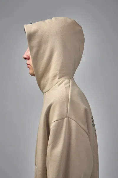 Essentials Classic Fit Fleece Hoodie In Brown