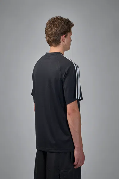 Y-3 Adidas Y 3 Black T Shirt In Wool And Nylon Blend In Black