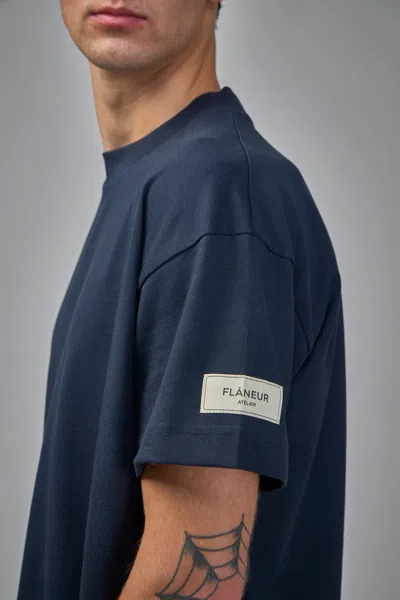 Flâneur Atelier T-shirt In Blue