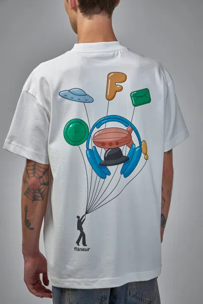 Flâneur Inflatables T-shirt In White