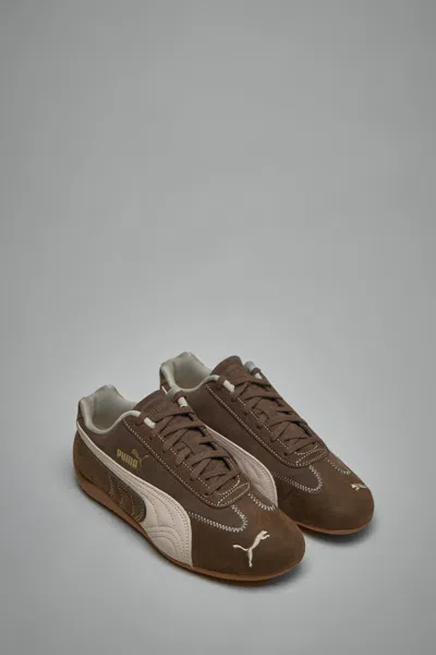 Puma Womens Speedcat Og Suede Low-top Trainers Ttf Dark Chocolate Frost In Brown