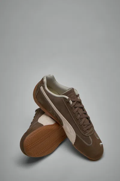 Puma Womens Speedcat Og Suede Low-top Trainers Ttf Dark Chocolate Frost In Brown