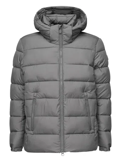Save The Duck Boris Padded Down Jacket With Hood In Gray