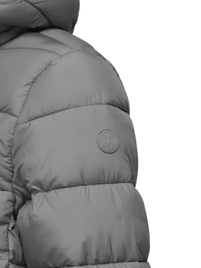 Save The Duck Boris Padded Down Jacket With Hood In Gray