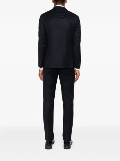 Tagliatore Two-button Tailored Suit In Black