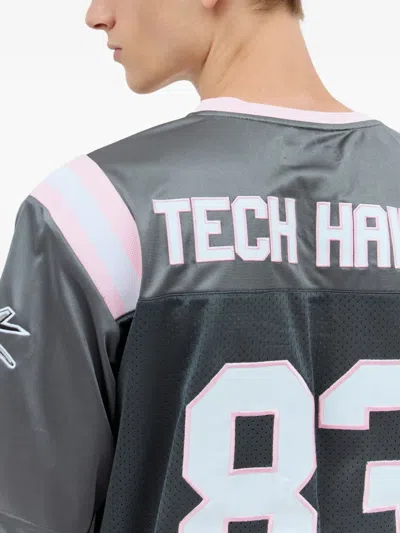 Ice & Techno Perforated-panel Number Applique T-shirt In Multi