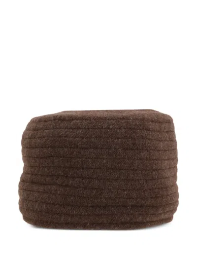 Loro Piana Alicia Wool Felt Hat In Brown