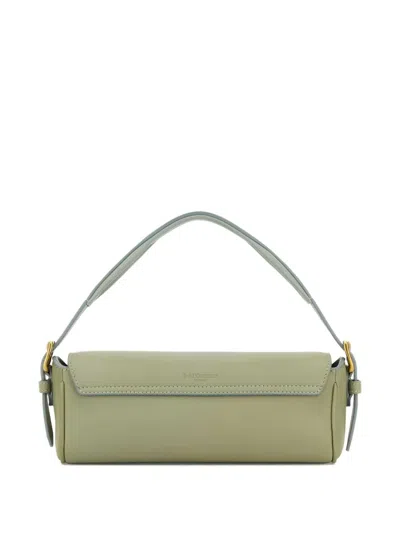 J & M Davidson Bonny Leather Tote Bag In Green