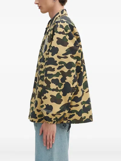 A Bathing Ape Camouflage-print Shirt Jacket In Multi