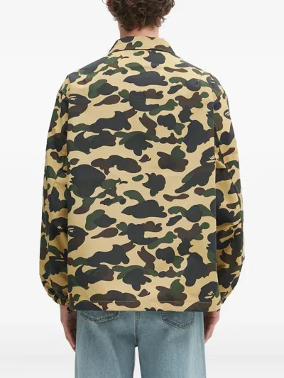 A Bathing Ape Camouflage-print Shirt Jacket In Multi