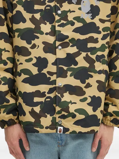 A Bathing Ape Camouflage-print Shirt Jacket In Multi