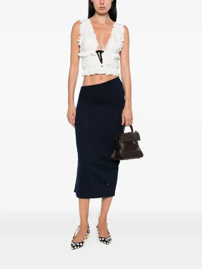 Moschino Asymmetric-design Midi Skirt