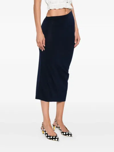 Moschino Asymmetric-design Midi Skirt