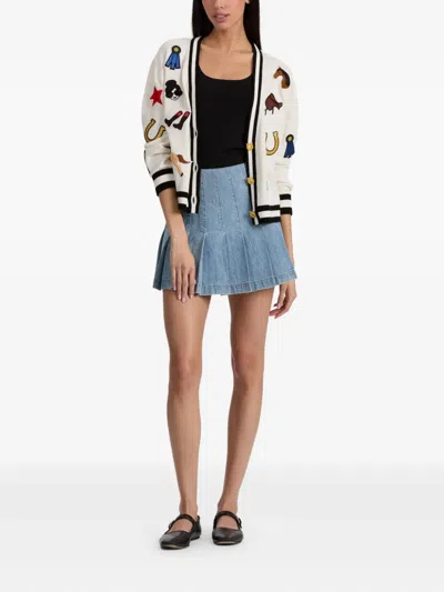 Alice And Olivia Equestrian-motif Cardigan