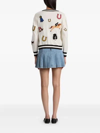 Alice And Olivia Equestrian-motif Cardigan