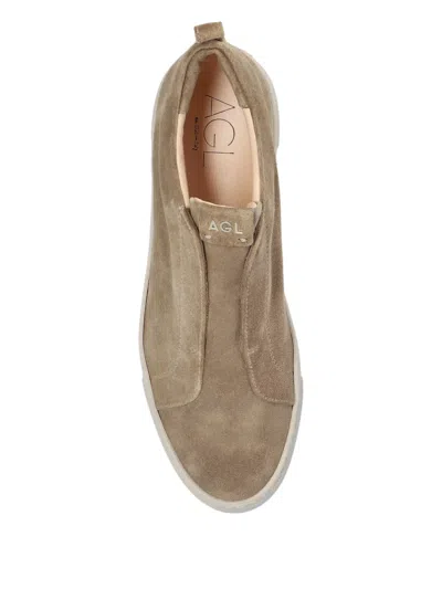 Agl Attilio Giusti Leombruni Suede Slip-on Low-top Sneakers