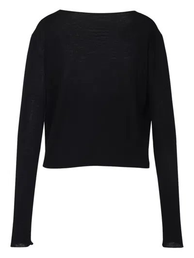 Alberta Ferretti Alberta Ferreti Virgin Wool Sweater In Black