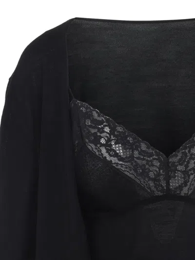 Alberta Ferretti Alberta Ferreti Virgin Wool Sweater In Black