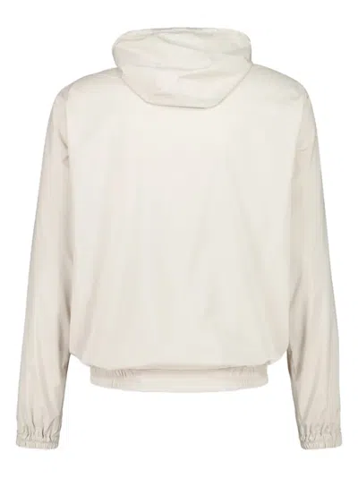 Fedeli Hooded Zipped Jacket In Neutral