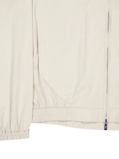 Fedeli Hooded Zipped Jacket In Neutral