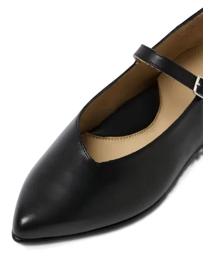 Selected Femme Pointed-toe Buckle-strap Flats