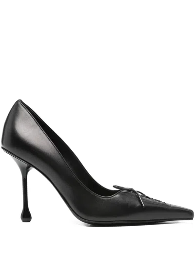 Jimmy Choo 95mm Scarlett Lace-up Pointed-toe Pumps