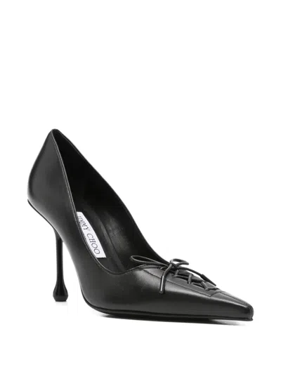 Jimmy Choo 95mm Scarlett Lace-up Pointed-toe Pumps