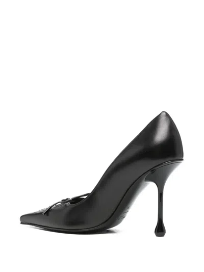 Jimmy Choo 95mm Scarlett Lace-up Pointed-toe Pumps