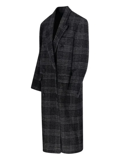 Isabel Marant Étoile Long Checked Double-breasted Notched Lapels Coat