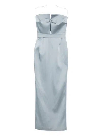 The New Arrivals Ilkyaz Ozel Holly Gown In Blue