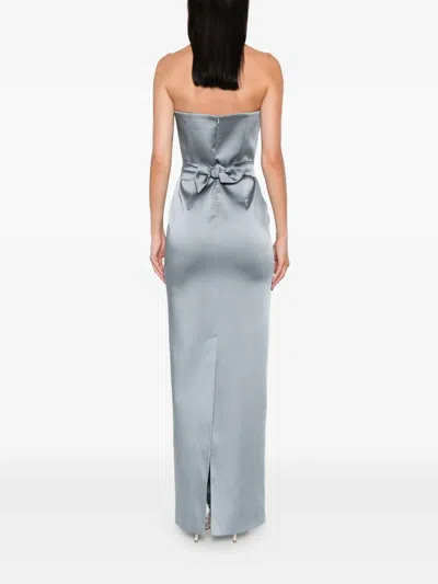 The New Arrivals Ilkyaz Ozel Holly Gown In Blue
