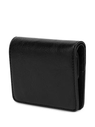 Love Moschino Logo-plaque Wallet In Black