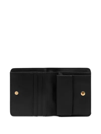 Love Moschino Logo-plaque Wallet In Black
