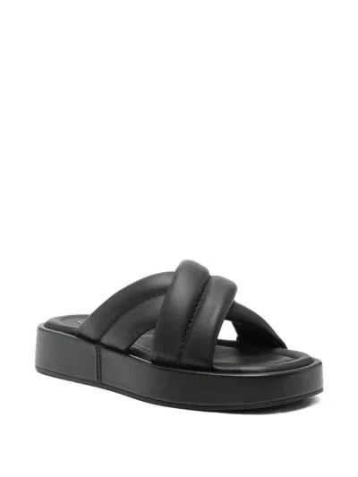 Clarks 35mm Alda Quilted Cross-strap Sandals