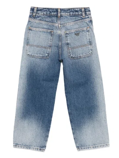 Emporio Armani Cotton Jeans In Blue