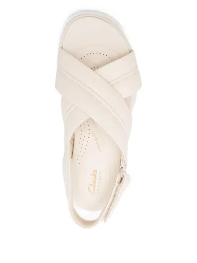 Clarks 30mm Tuscan Cross-strap Platform Sandals