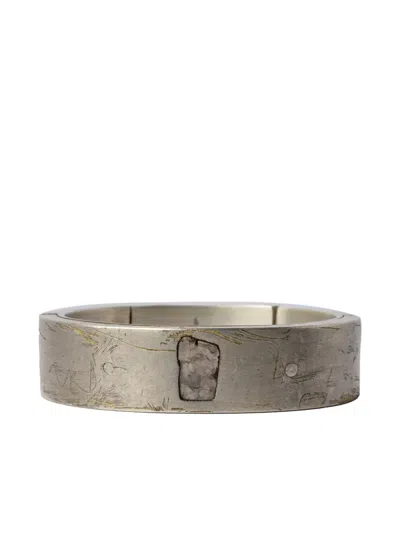 Parts Of Four 18k Gold-plated Sterling Silver And Diamond-slab Sistema Bracelet In Metallic