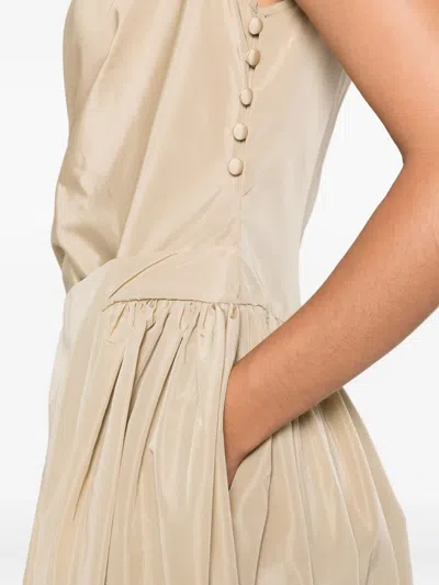 Simone Rocha Draped-detail Midi Dress
