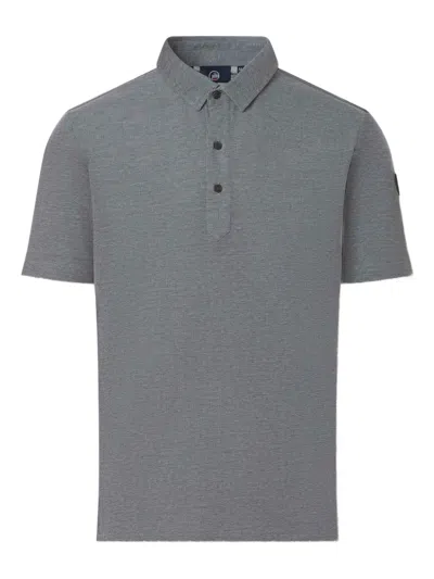 Fusalp Three-button Polo Shirt In Gray