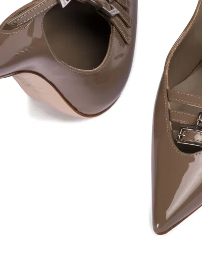 Le Silla 120mm Buckle-strap Pointed-toe Pumps