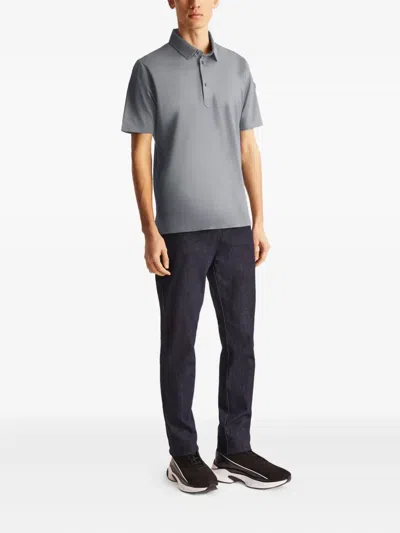 Fusalp Three-button Polo Shirt In Gray