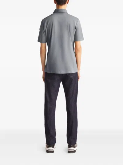 Fusalp Three-button Polo Shirt In Gray